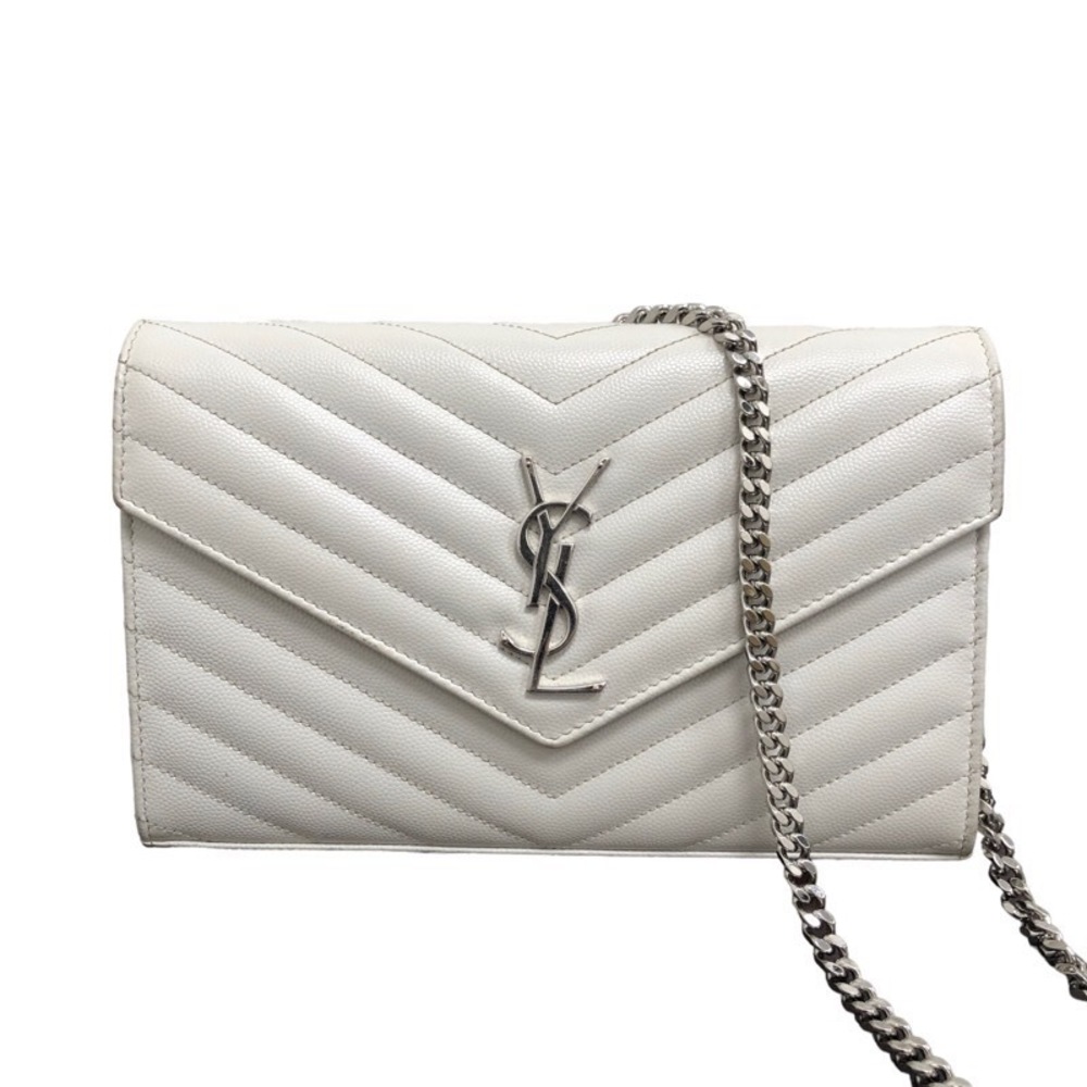 Saint Laurent Stitch Chain Wallet Shoulder Bag